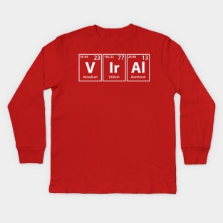 Viral Elements Spelling Kids Long Sleeve T-Shirt